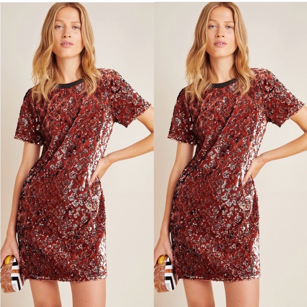 RO&DE Sequined Mini Dress - Picture 3 of 5